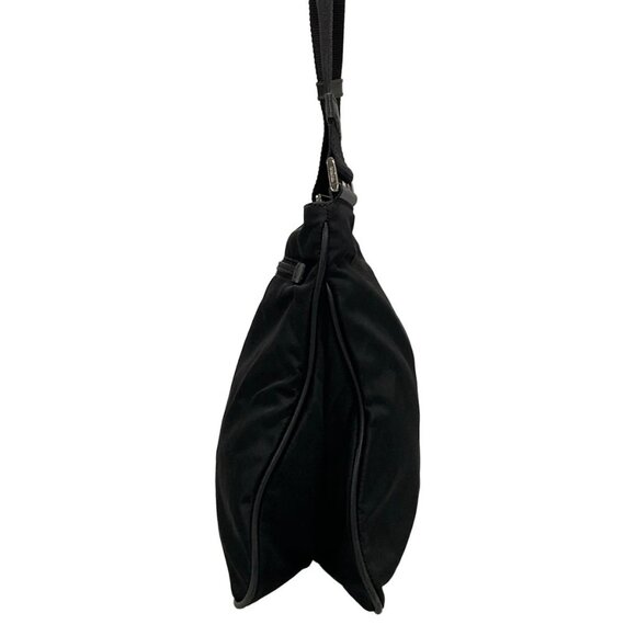 Auth PRADA - VA0563 Black Nylon Shoulder Bag - Picture 5 of 12